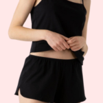 Black 100% Organic Cotton French Knickers