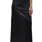 Indian Saree Satin Solid Fabric Petticoat Skirt for Her