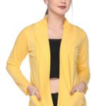 Yellow Full Sleeves Shrug