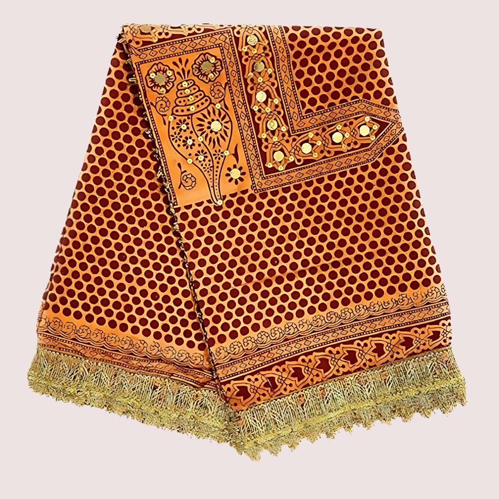 fashion-and-heritage-womens-solid-cotton-pichora-elegant-dupatta Fashion and Heritage Women’s Solid Cotton Pichora – Elegant Dupatta - Image 1