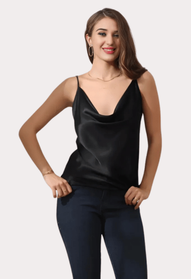 opulent-nights-silk-cowl-neck-camisole Opulent Nights Silk Cowl Neck Camisole - Image 1